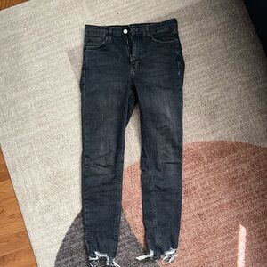 Topshop ankle cropped jeans